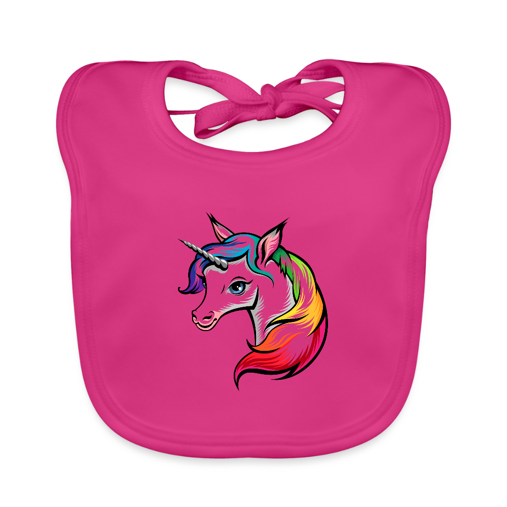 Baby Bio-Lätzchen - Fuchsia