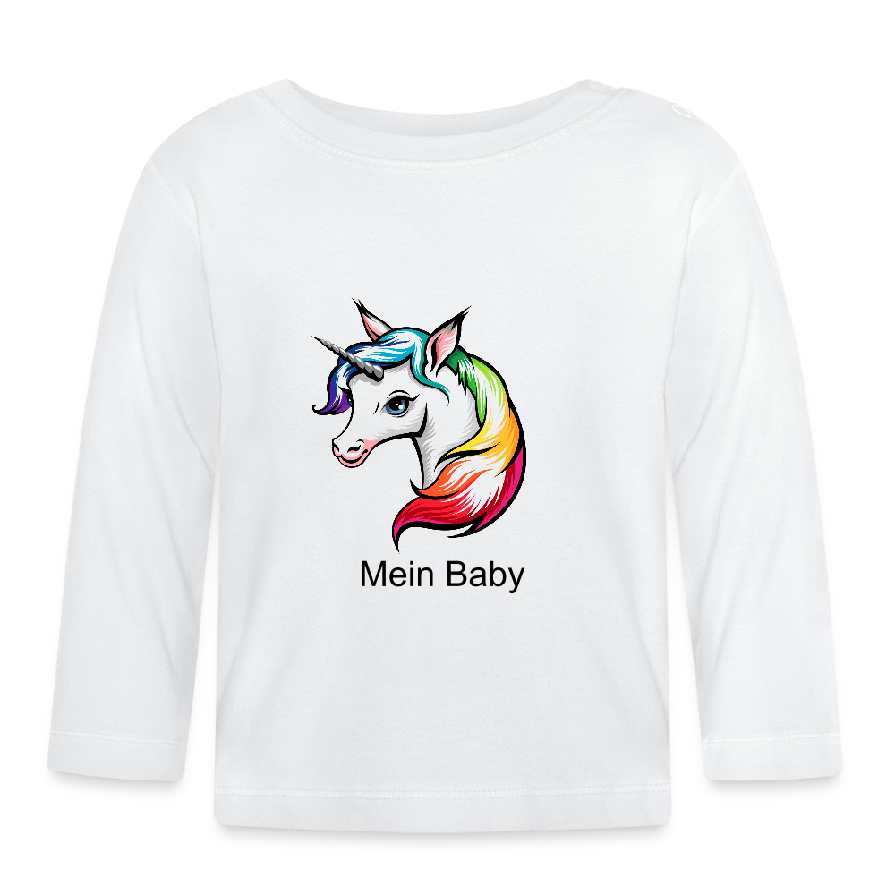 Baby Langarmshirt - Weiß