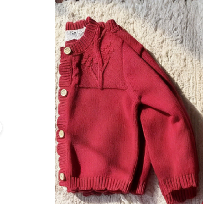 New Year plaid girls' doll collar dress