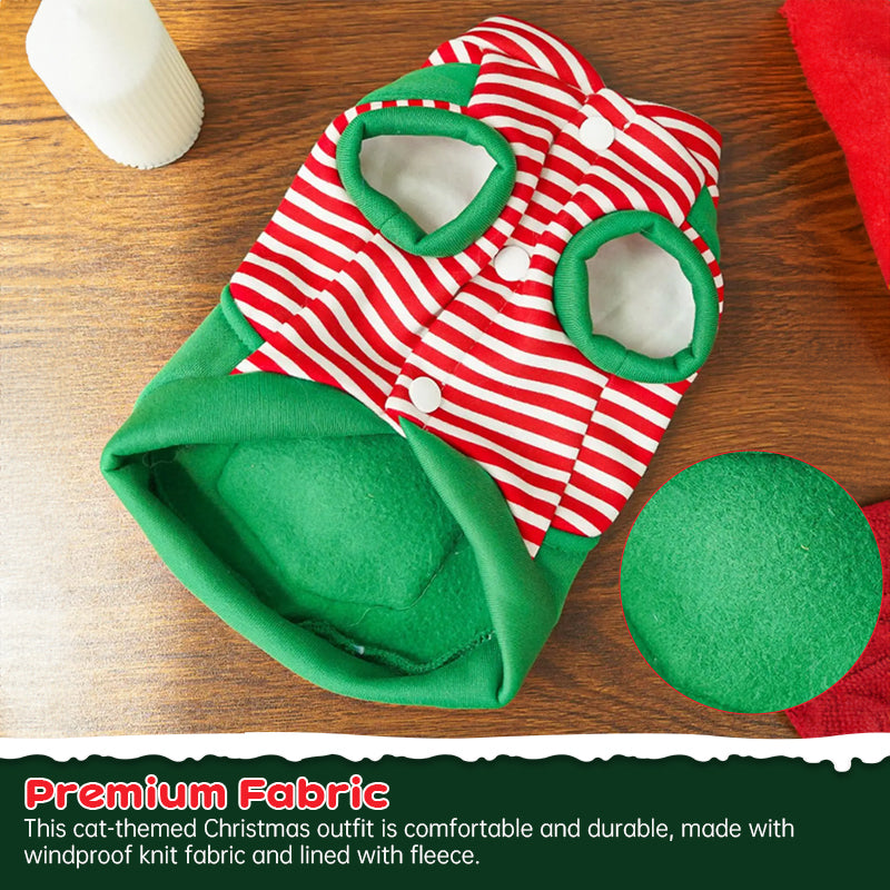Festive Pet Apparel - Joyful Christmas Coats & Santa Suits for Dogs, Cats | Cute Cosplay