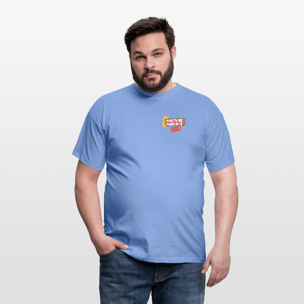 Männer T-Shirt Movie Night - carolina blue