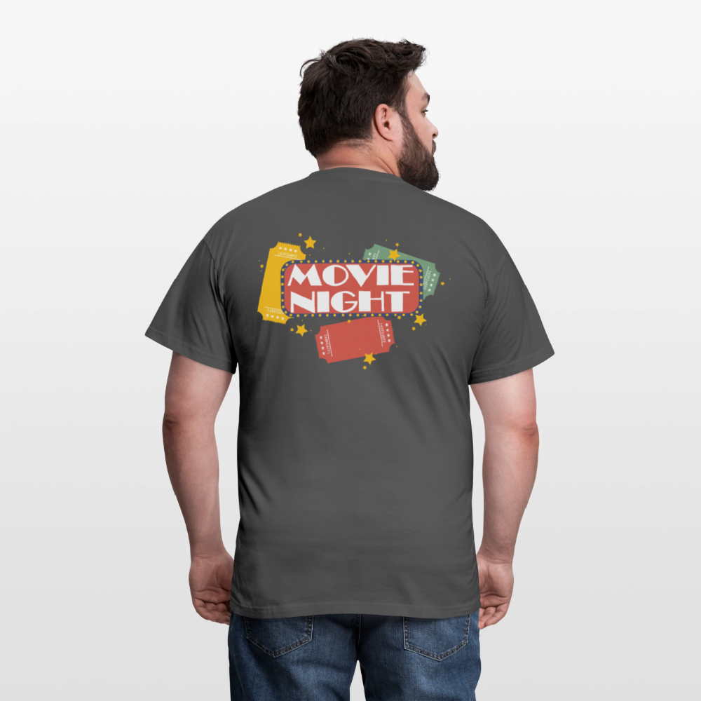 Männer T-Shirt Movie Night - Anthrazit