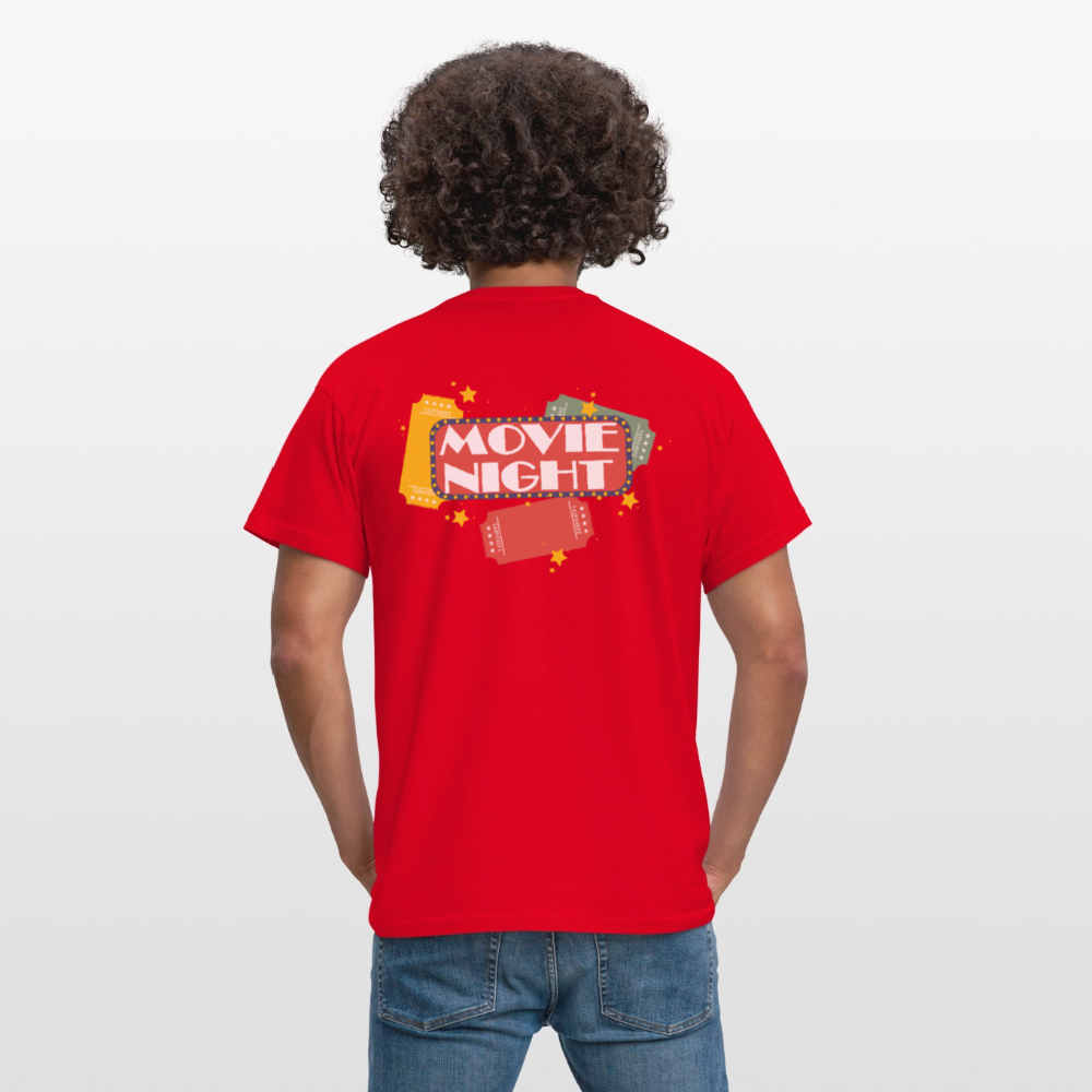 Männer T-Shirt Movie Night - Rot