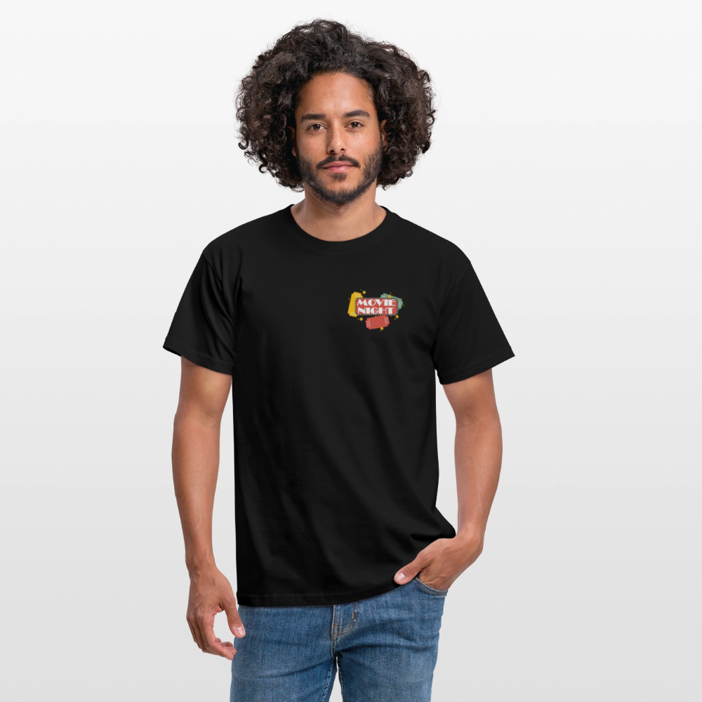 Männer T-Shirt Movie Night - Schwarz