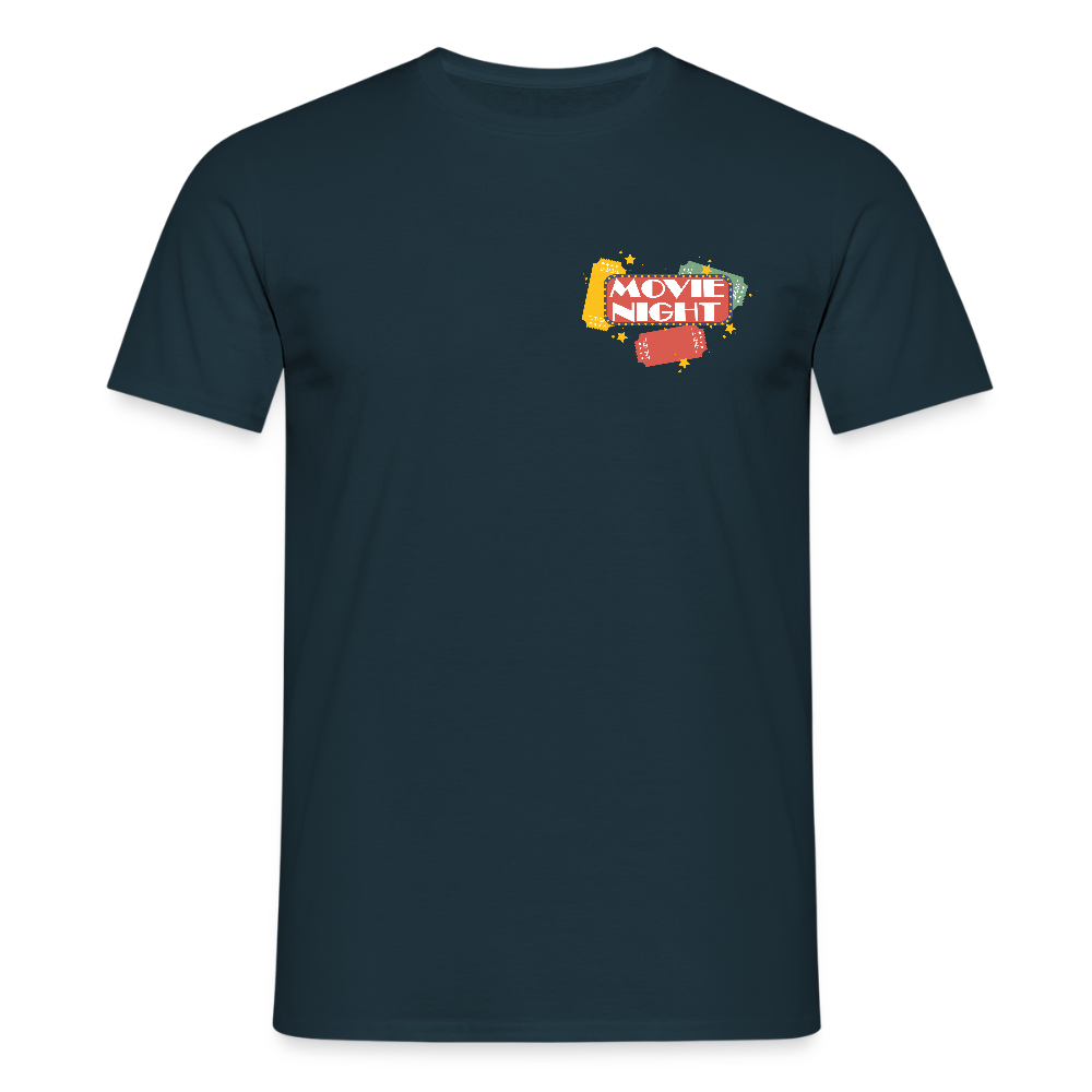 Männer T-Shirt Movie Night - Navy