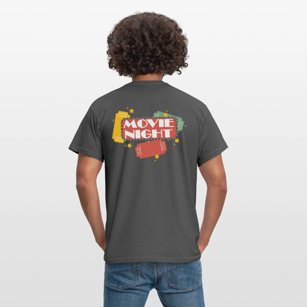 Männer T-Shirt Movie Night - Anthrazit