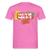 Männer T-Shirt Movie Night - Pink