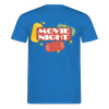 Männer T-Shirt Movie Night - Royalblau