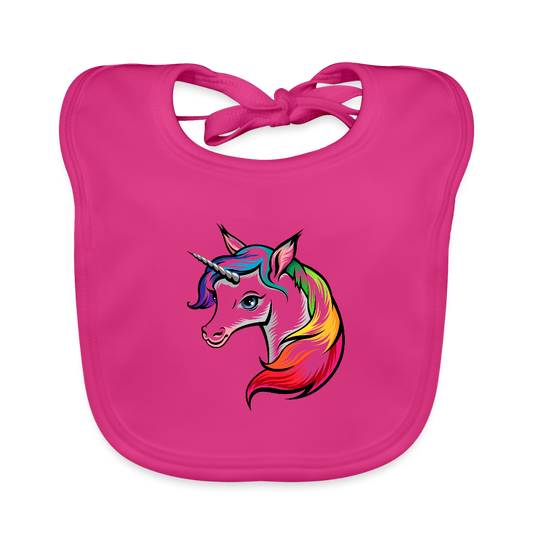 Baby Bio-Lätzchen - Fuchsia