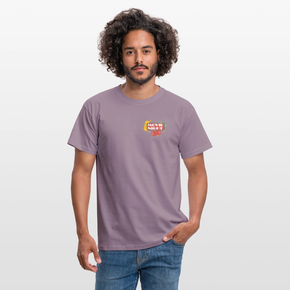 Männer T-Shirt Movie Night - Lilagrau 