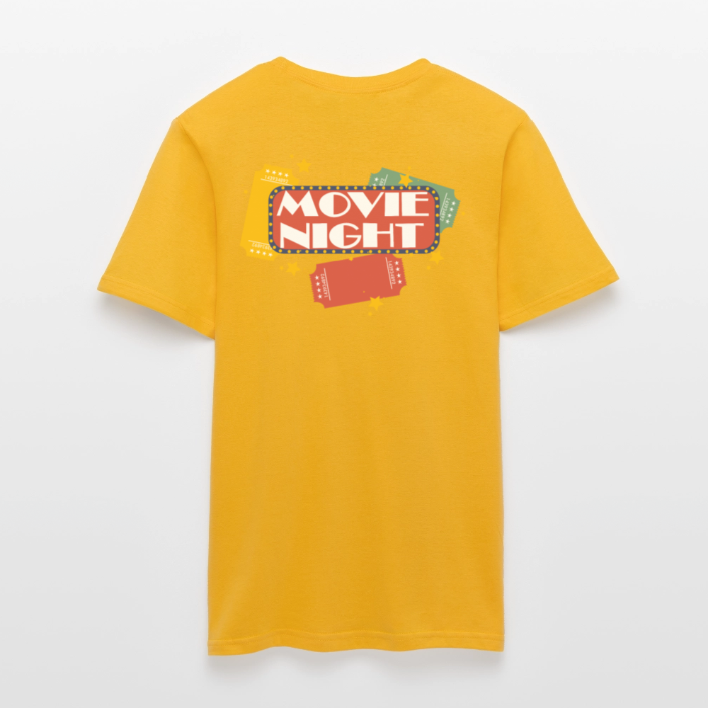 Männer T-Shirt Movie Night - Gelb