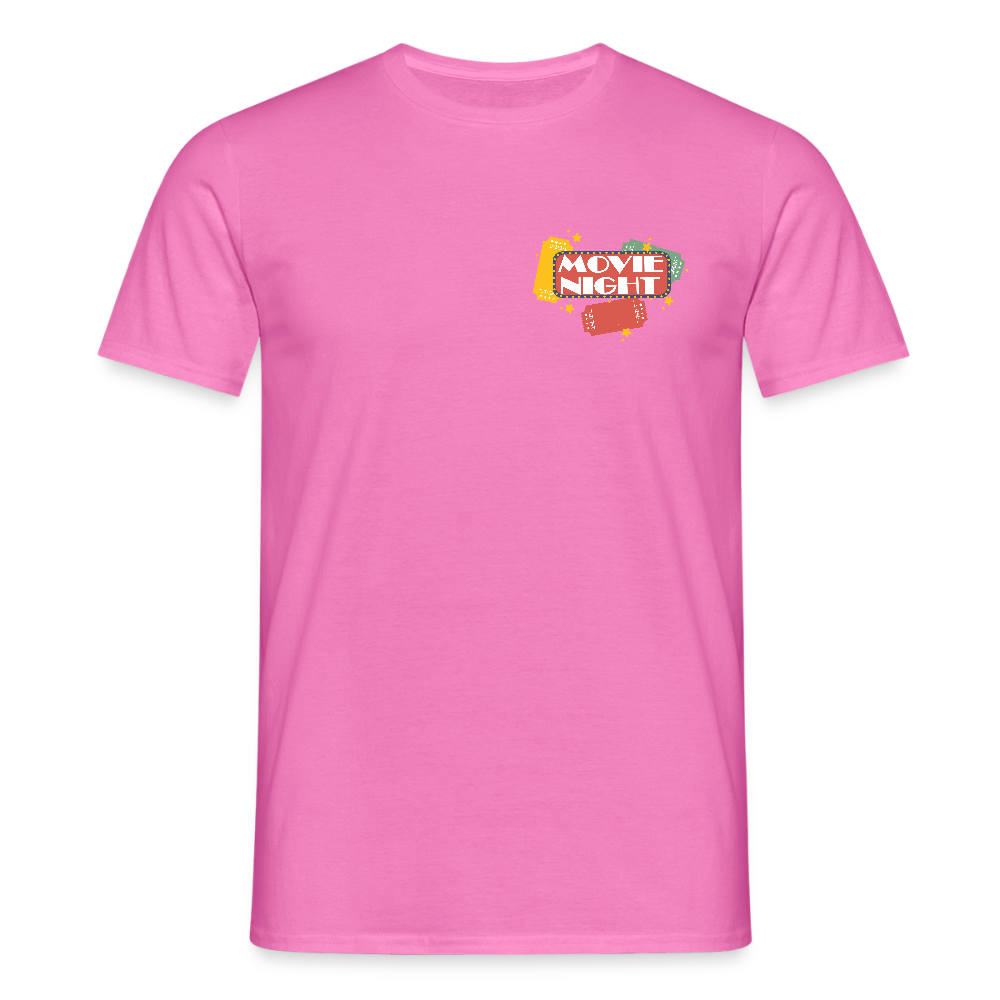 Männer T-Shirt Movie Night - Pink