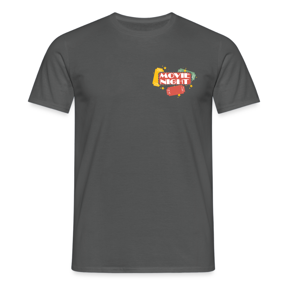 Männer T-Shirt Movie Night - Anthrazit
