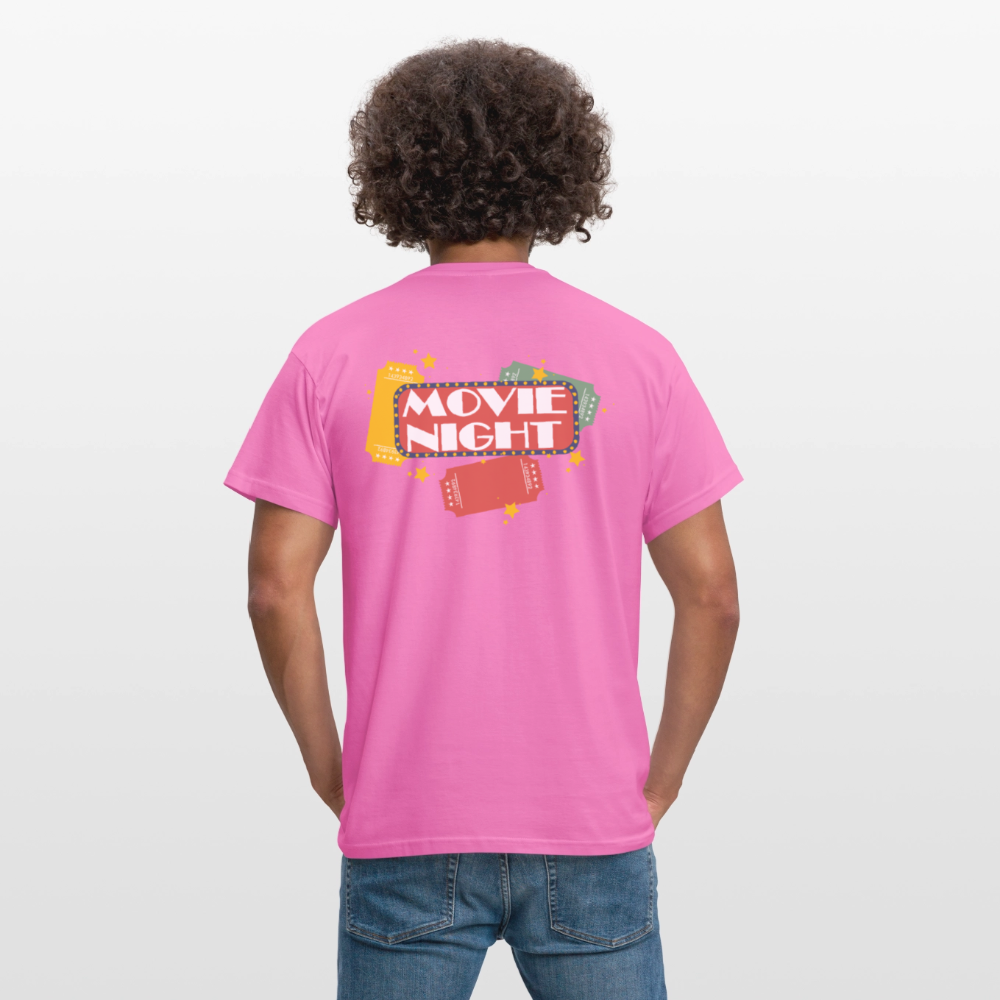 Männer T-Shirt Movie Night - Pink