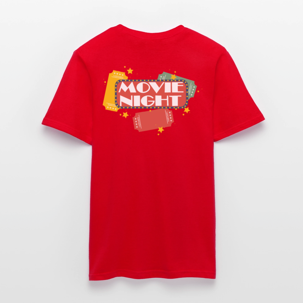 Männer T-Shirt Movie Night - Rot
