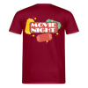 Männer T-Shirt Movie Night - Ziegelrot