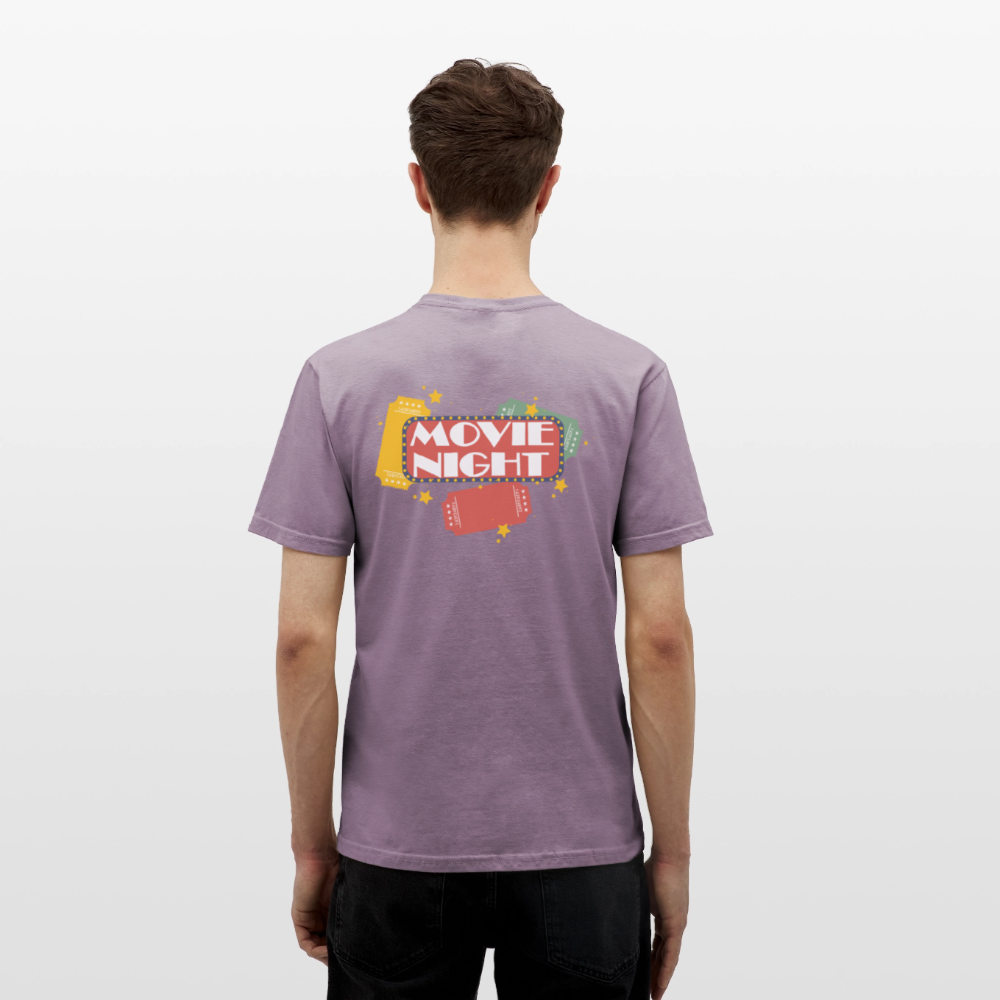 Männer T-Shirt Movie Night - Lilagrau 