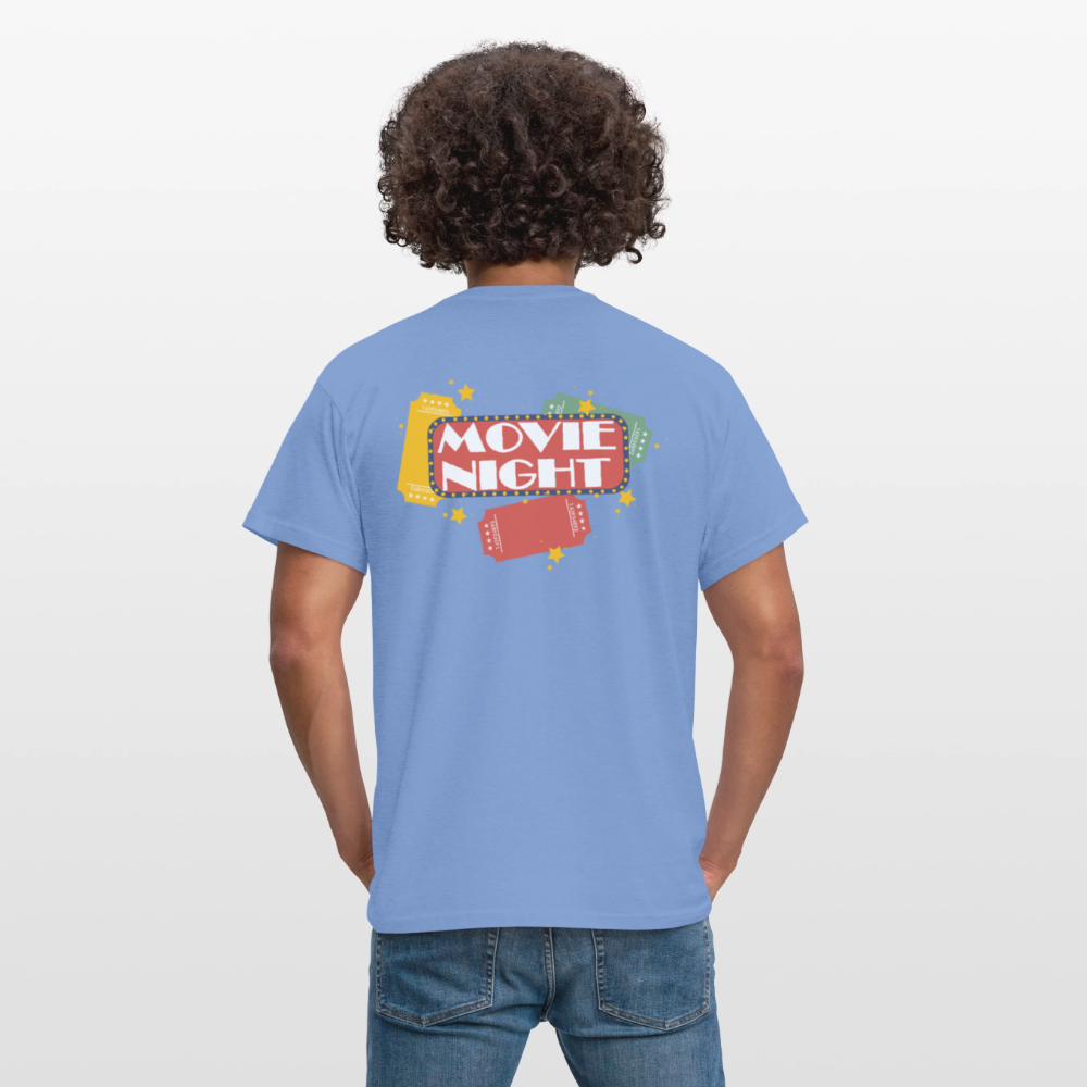 Männer T-Shirt Movie Night - carolina blue