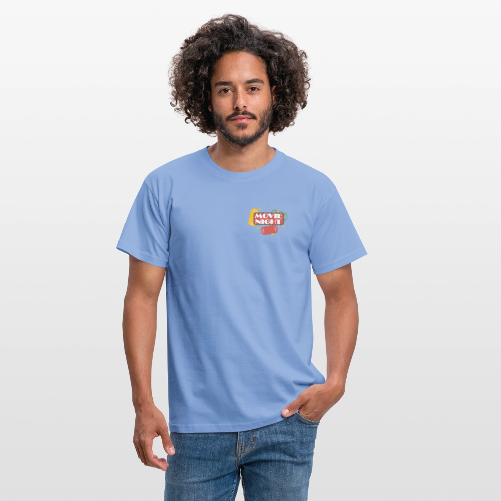 Männer T-Shirt Movie Night - carolina blue