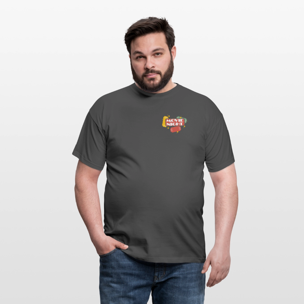 Männer T-Shirt Movie Night - Anthrazit
