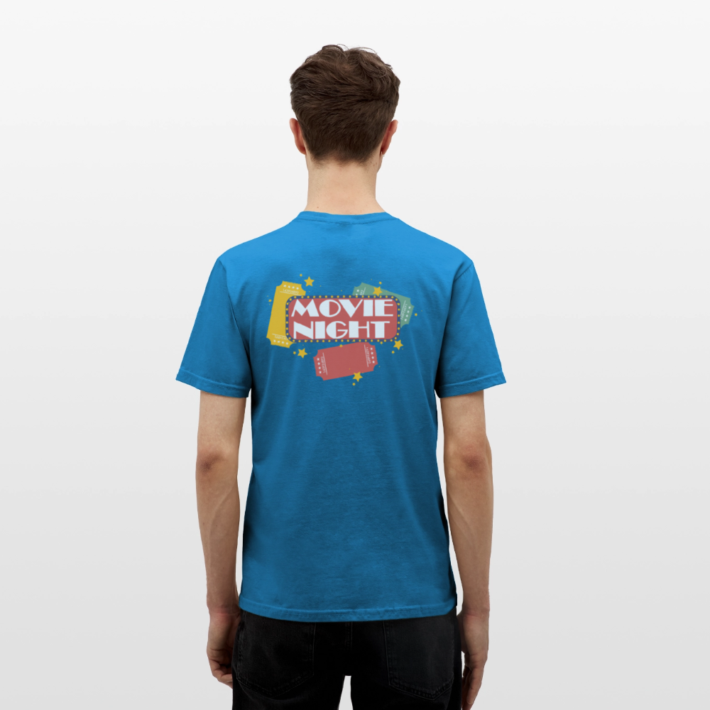 Männer T-Shirt Movie Night - Royalblau