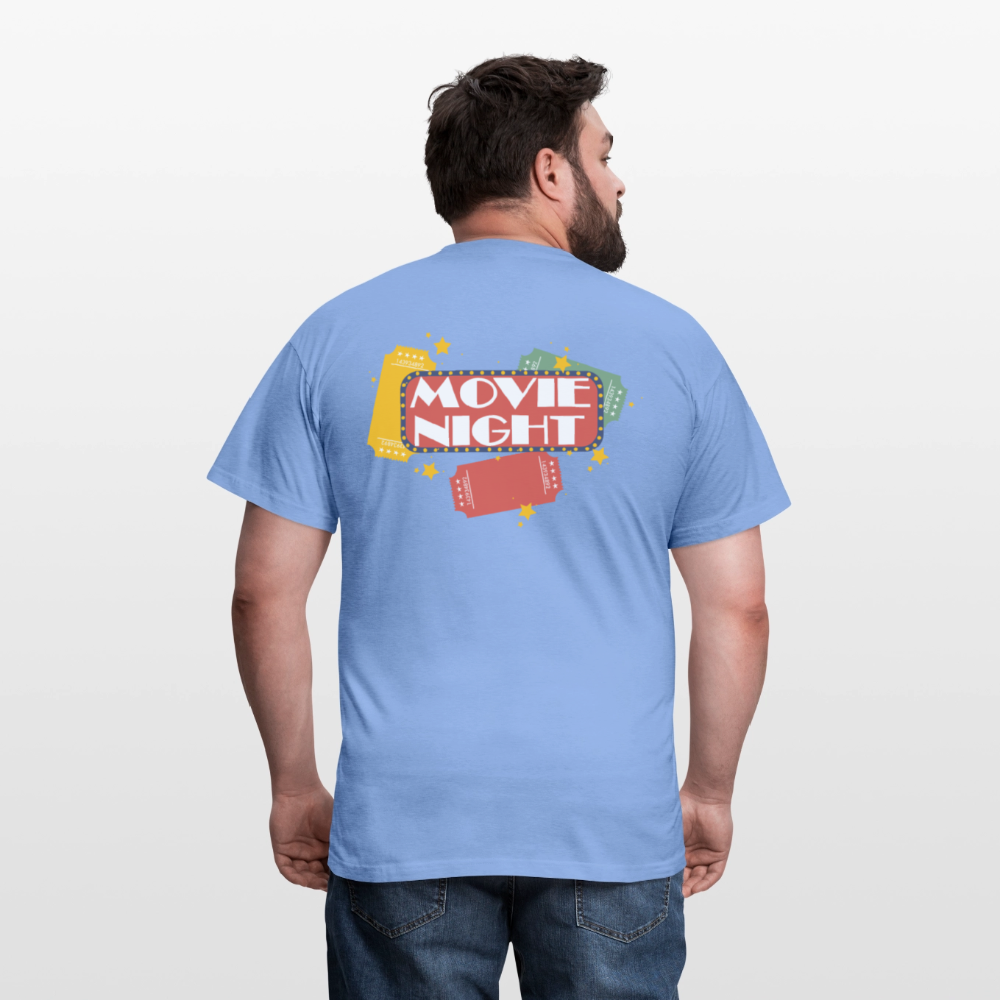 Männer T-Shirt Movie Night - carolina blue