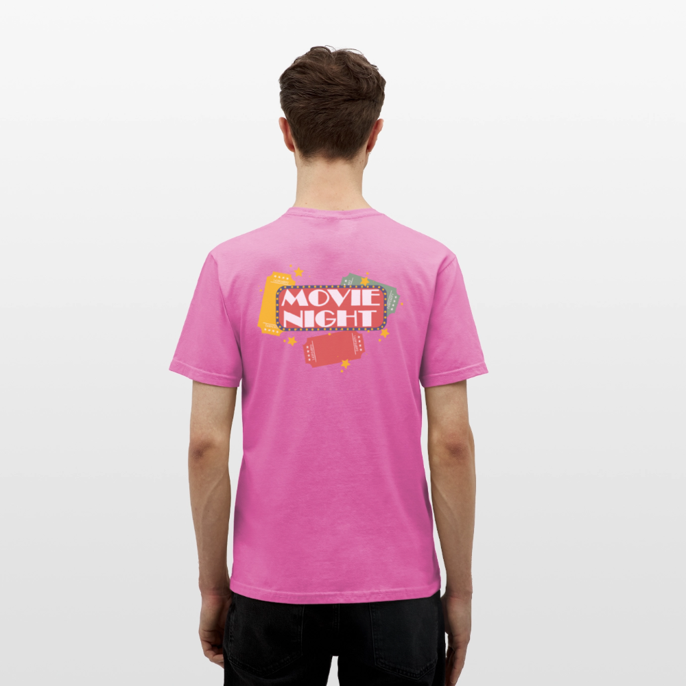 Männer T-Shirt Movie Night - Pink