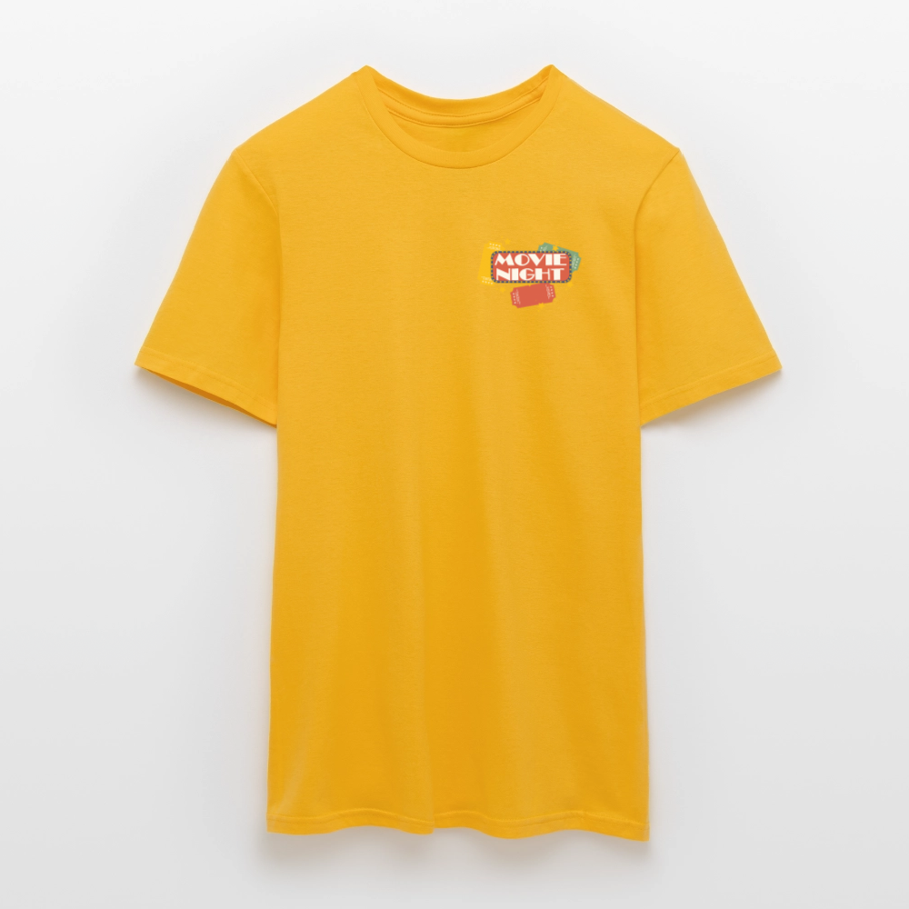 Männer T-Shirt Movie Night - Gelb