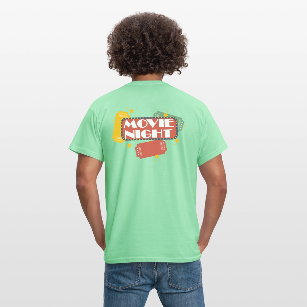 Männer T-Shirt Movie Night - Mintgrün