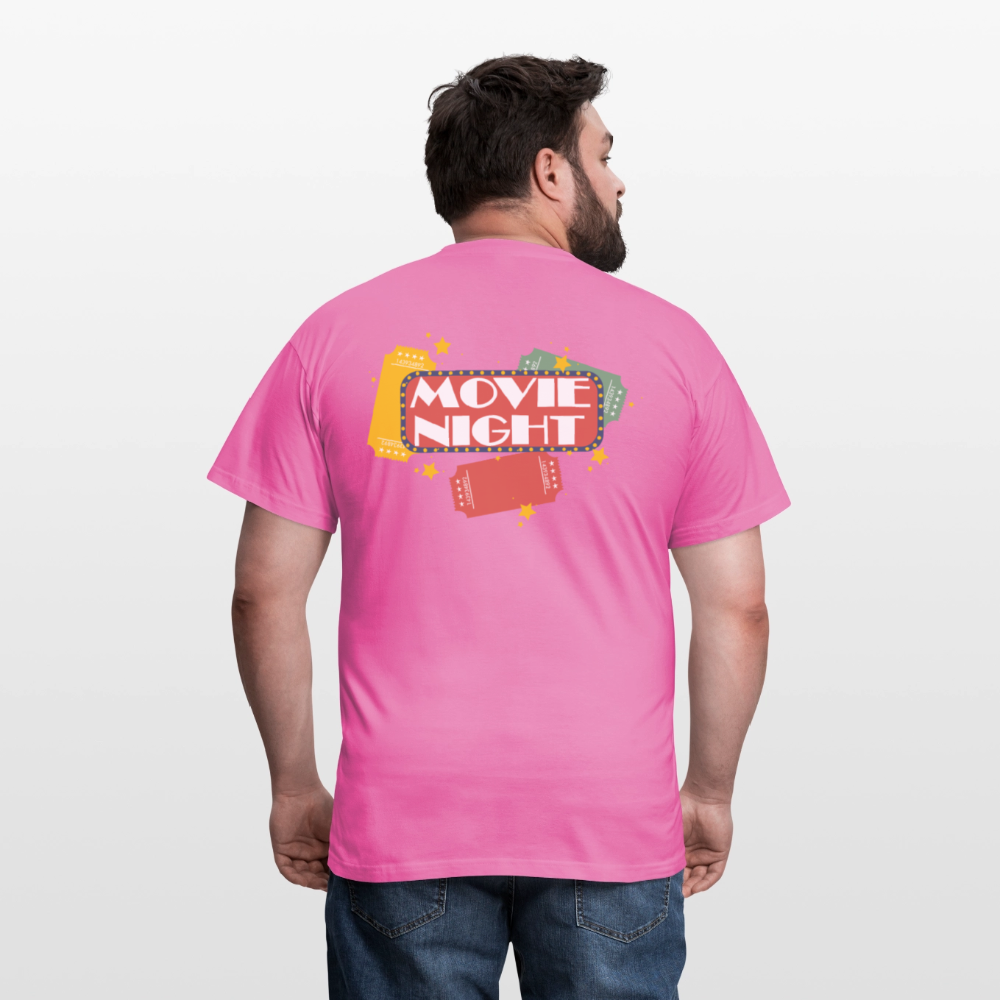 Männer T-Shirt Movie Night - Pink