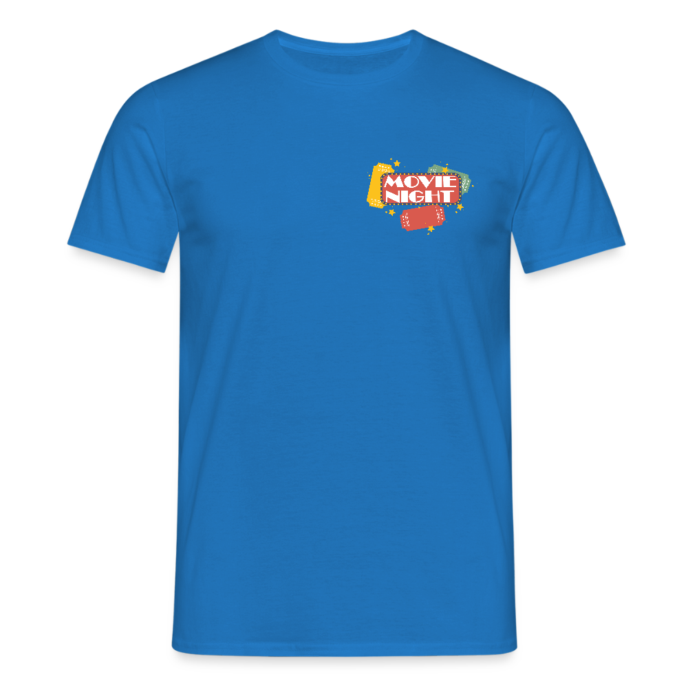 Männer T-Shirt Movie Night - Royalblau