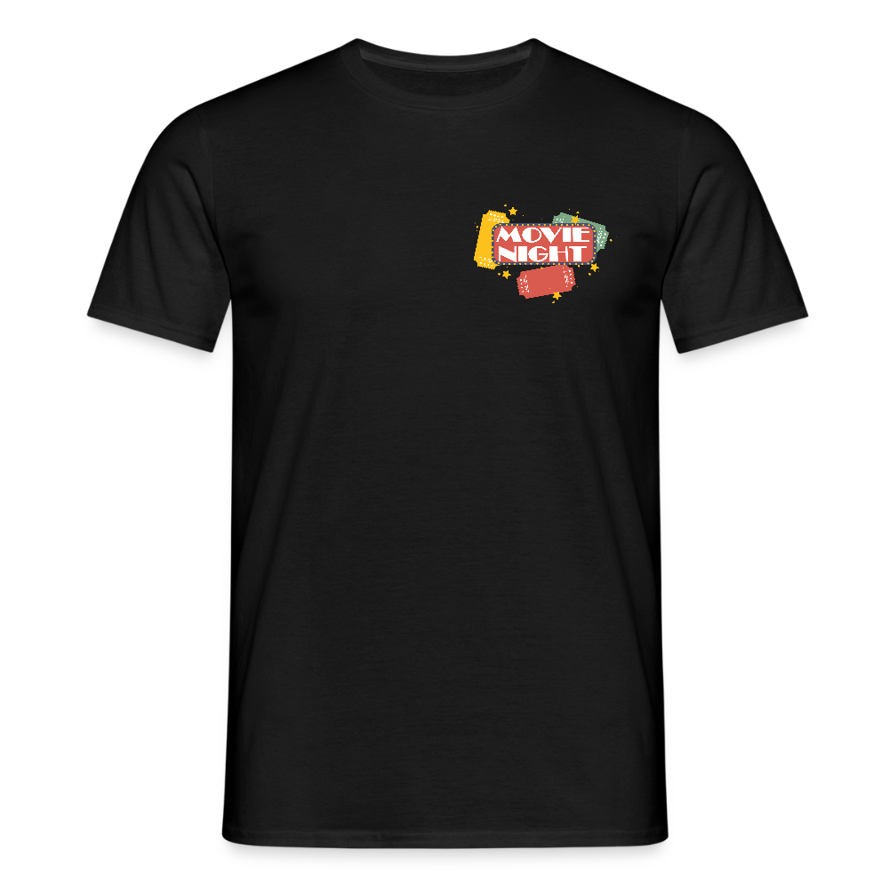 Männer T-Shirt Movie Night - Schwarz