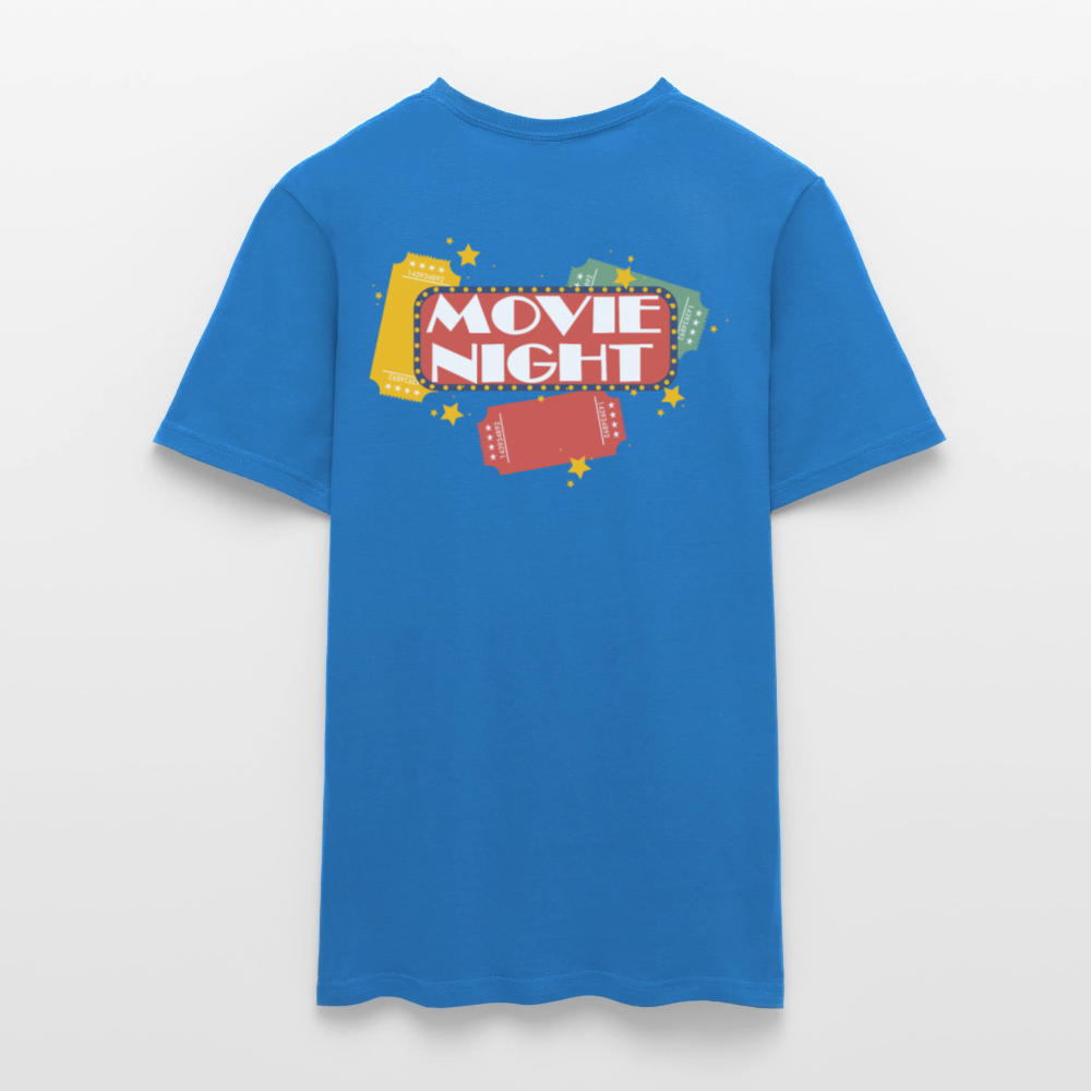 Männer T-Shirt Movie Night - Royalblau