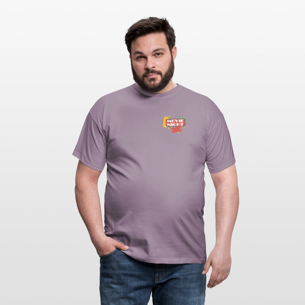 Männer T-Shirt Movie Night - Lilagrau 