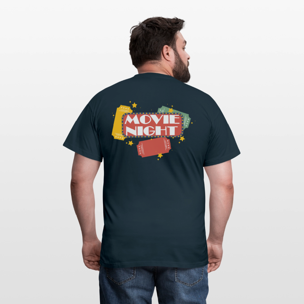 Männer T-Shirt Movie Night - Navy