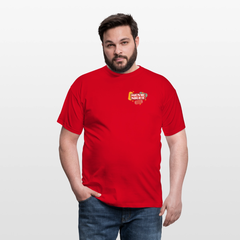 Männer T-Shirt Movie Night - Rot