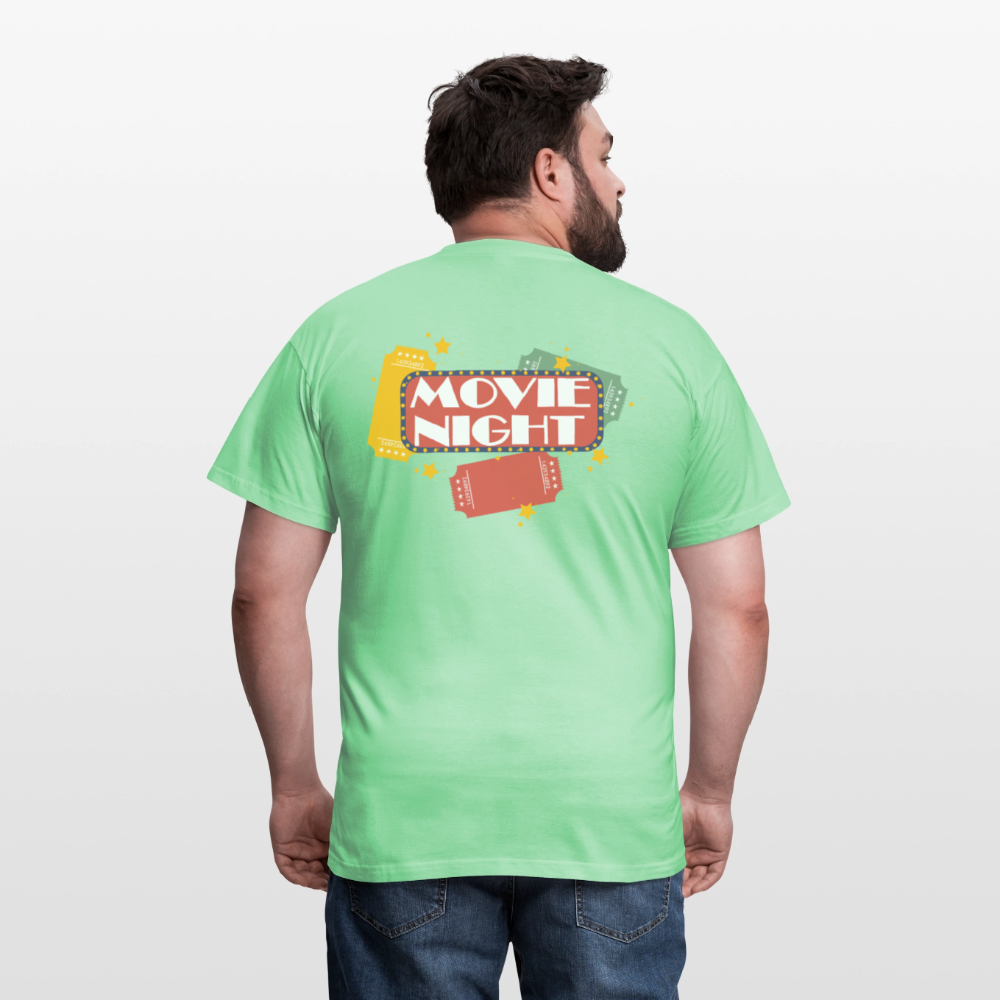 Männer T-Shirt Movie Night - Mintgrün