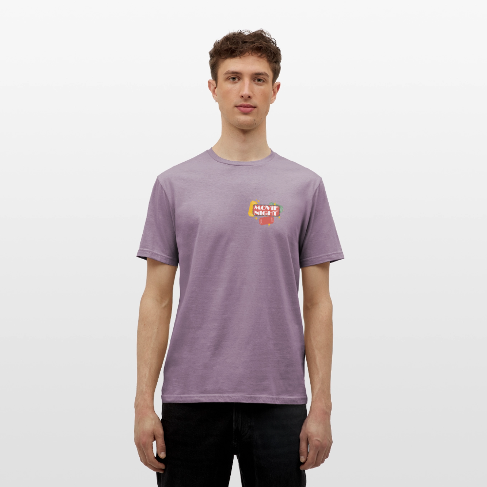 Männer T-Shirt Movie Night - Lilagrau 