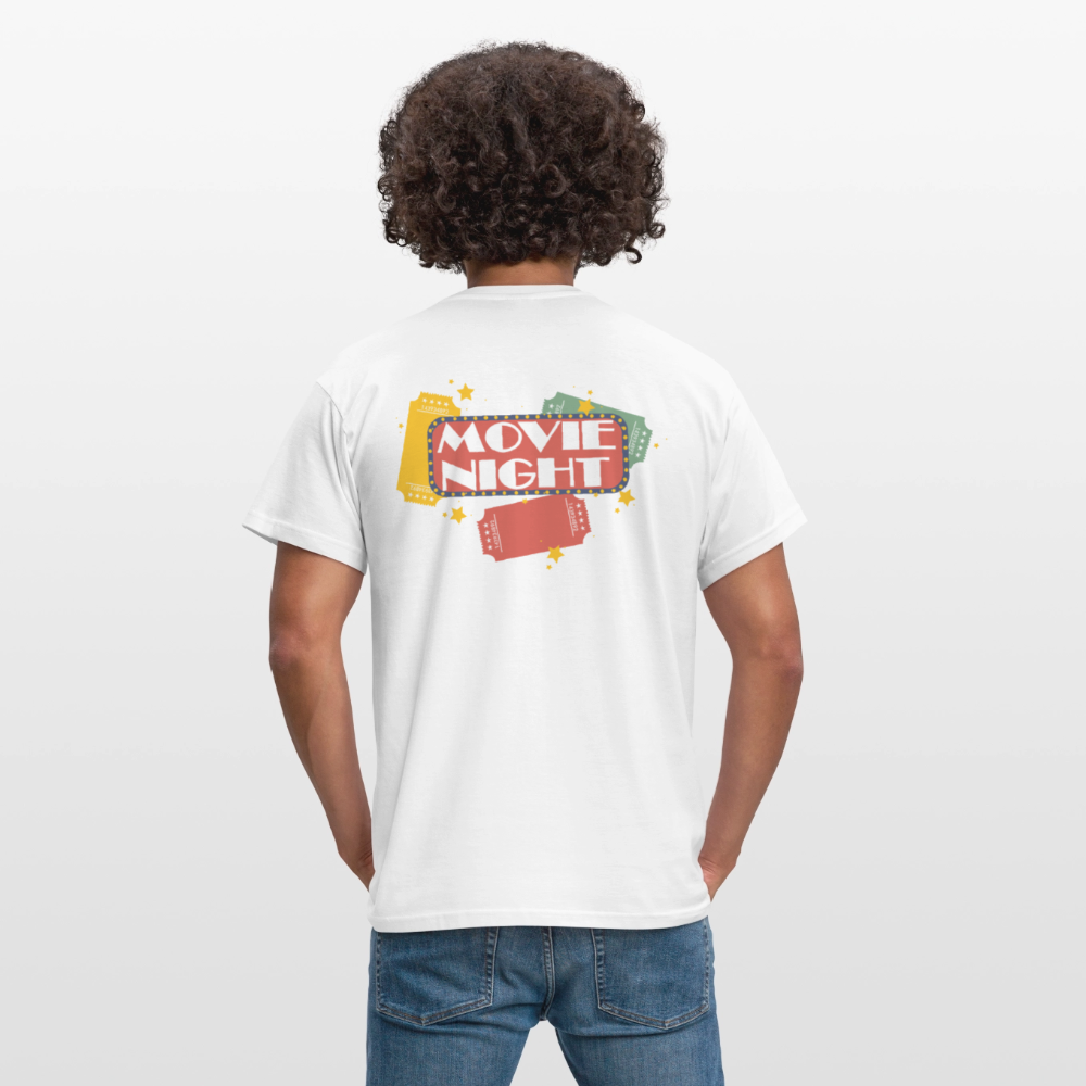 Männer T-Shirt Movie Night - Weiß