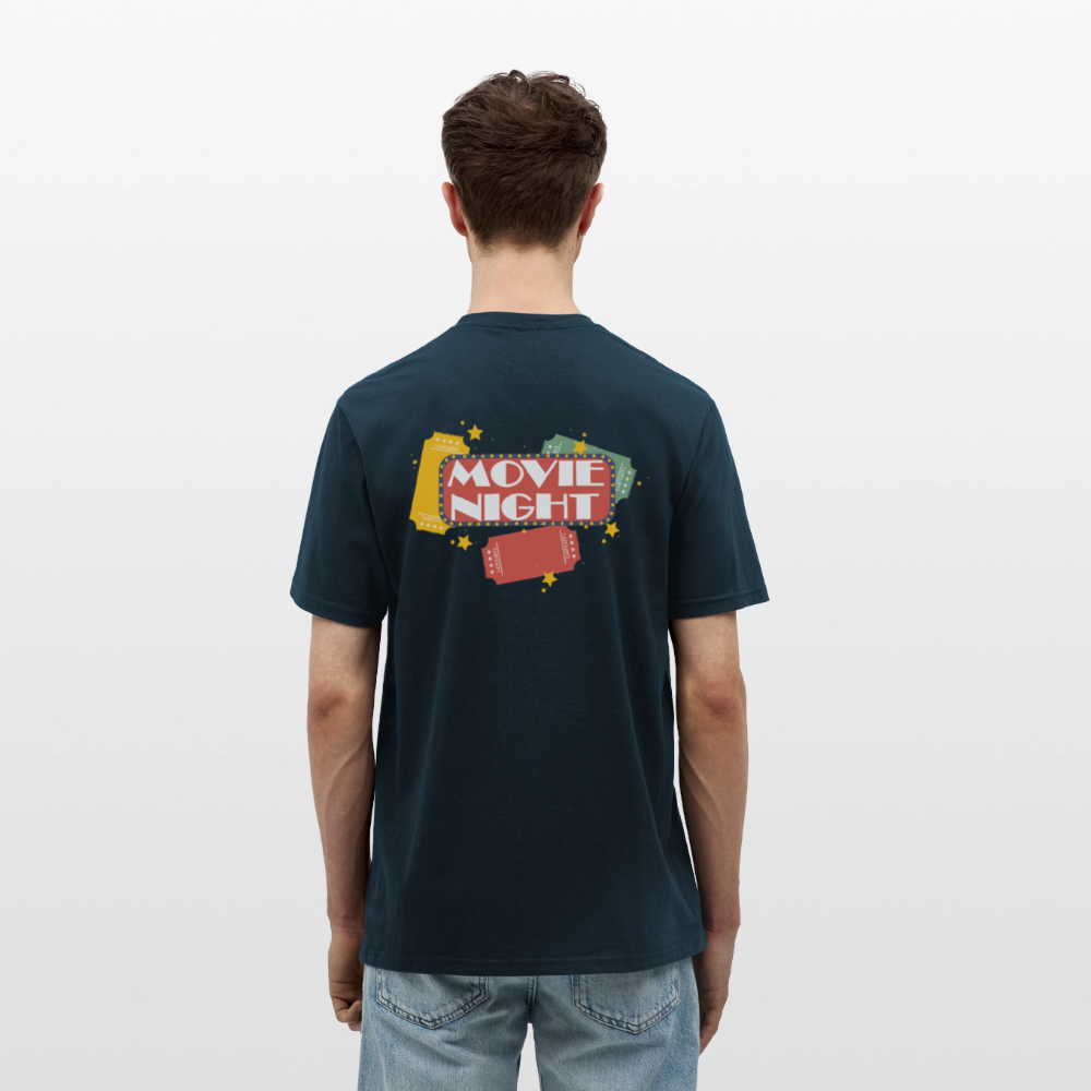 Männer T-Shirt Movie Night - Navy