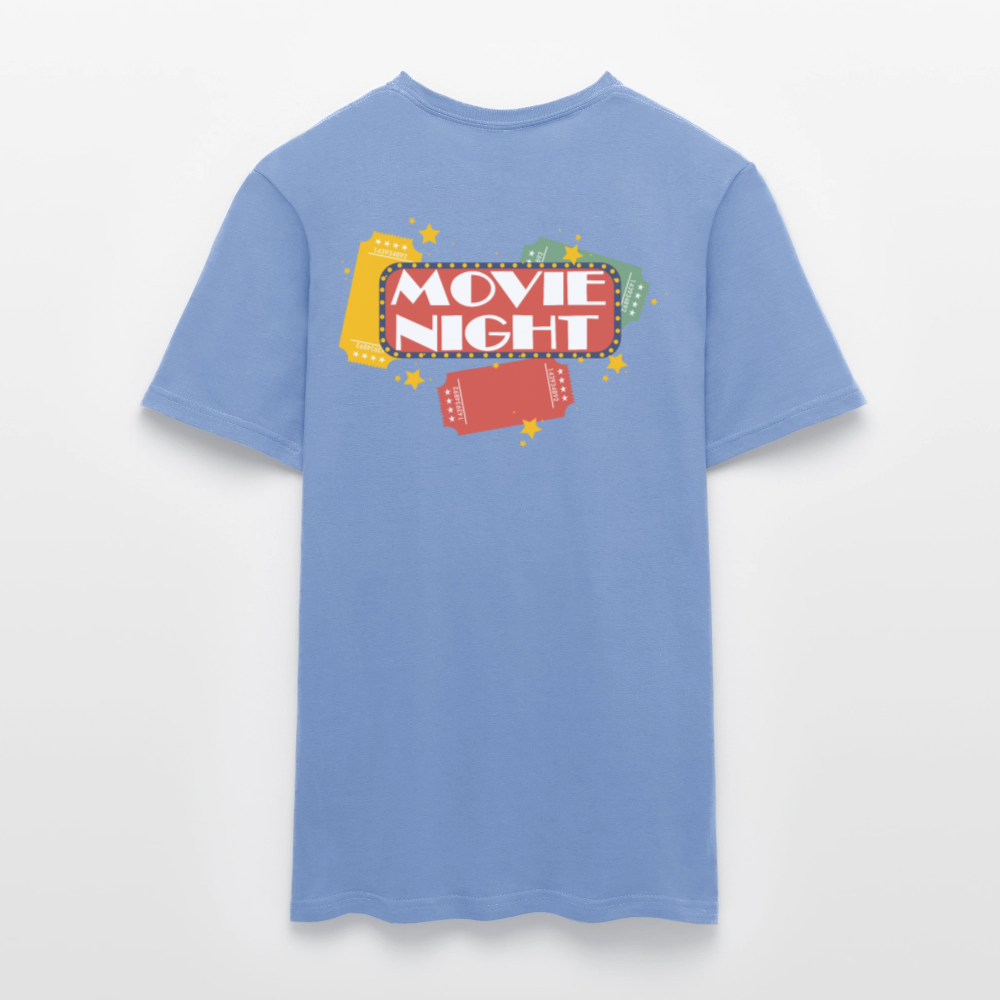 Männer T-Shirt Movie Night - carolina blue