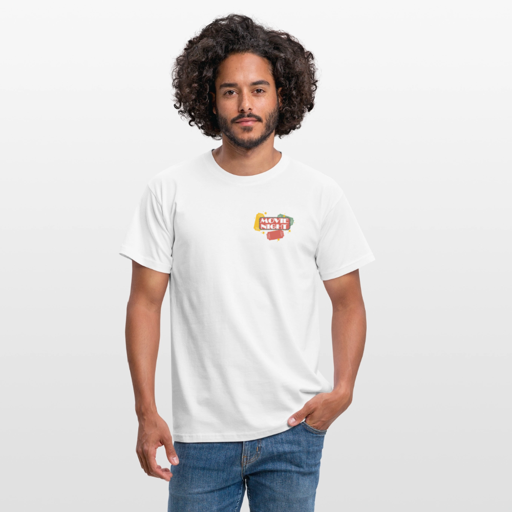Männer T-Shirt Movie Night - Weiß