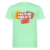 Männer T-Shirt Movie Night - Mintgrün
