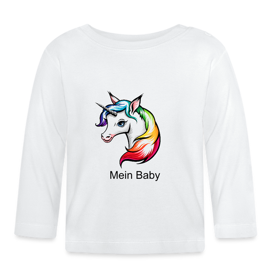 Baby Langarmshirt - Weiß