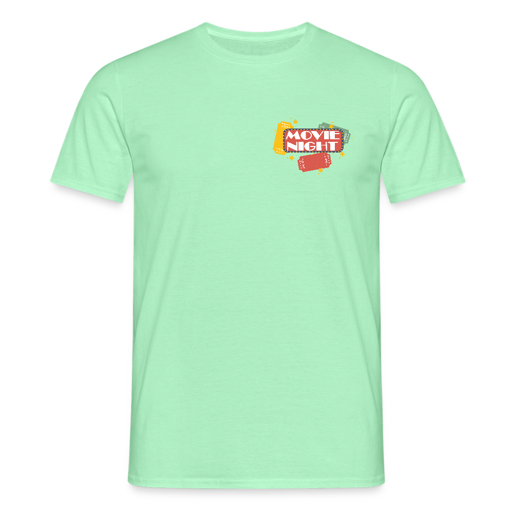 Männer T-Shirt Movie Night - Mintgrün