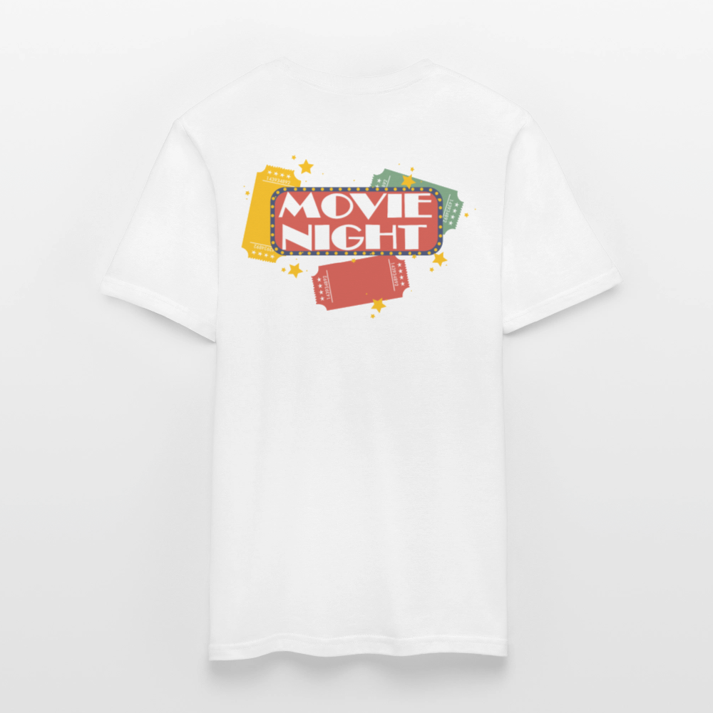 Männer T-Shirt Movie Night - Weiß