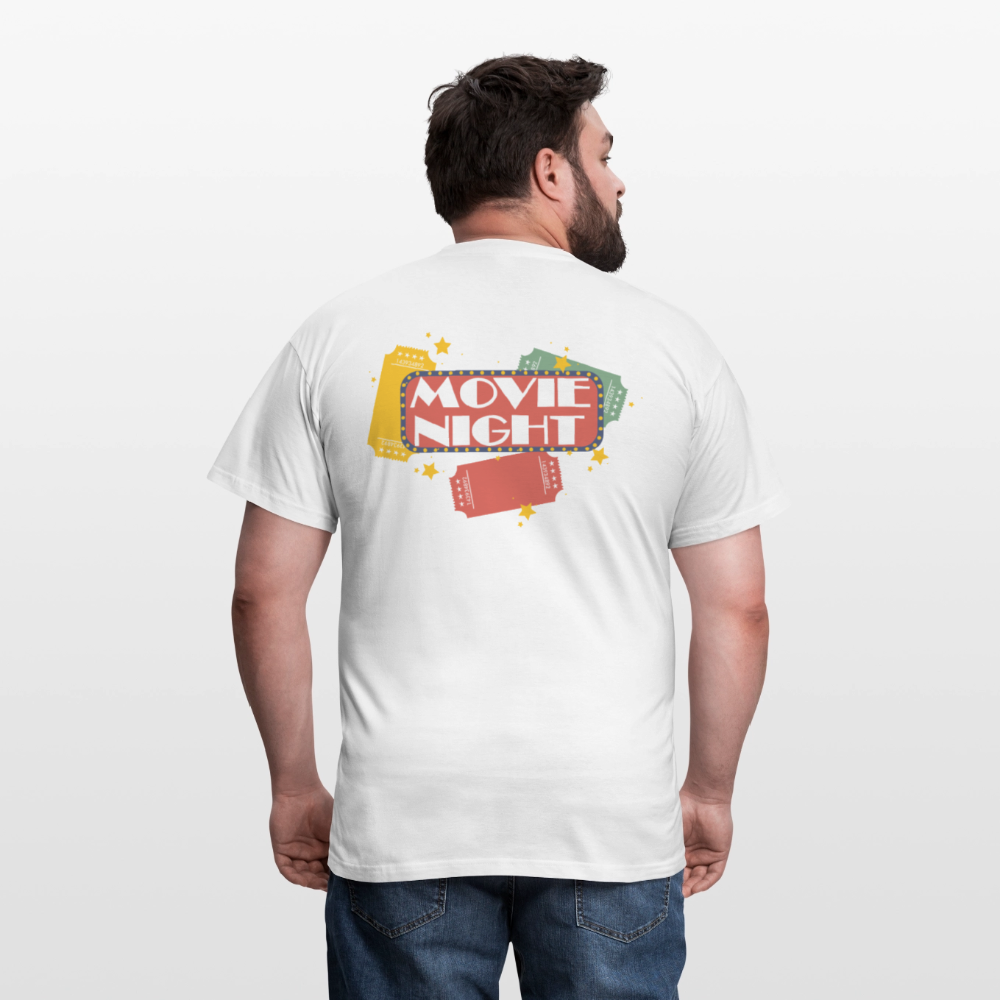 Männer T-Shirt Movie Night - Weiß