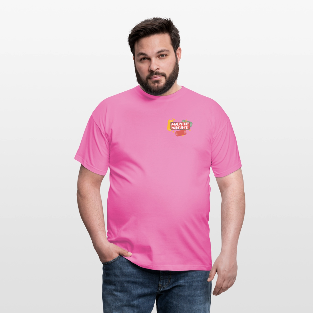 Männer T-Shirt Movie Night - Pink