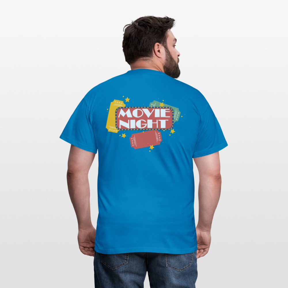 Männer T-Shirt Movie Night - Royalblau