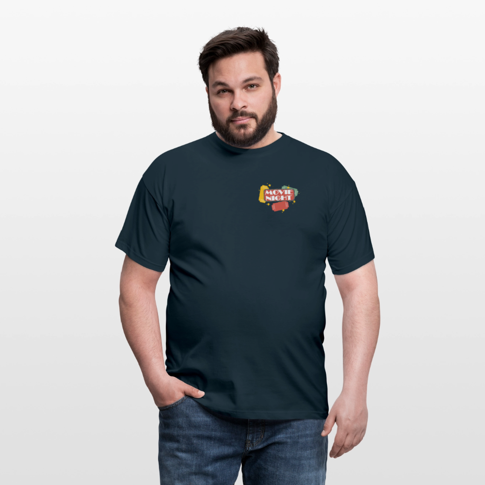 Männer T-Shirt Movie Night - Navy